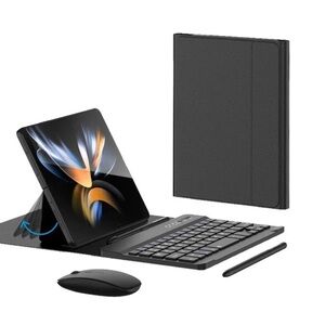 Keyboard Samsung Galaxy Z Fold 7 6 5 Keyboard and Mouse, Portable Mini 7.9 inch